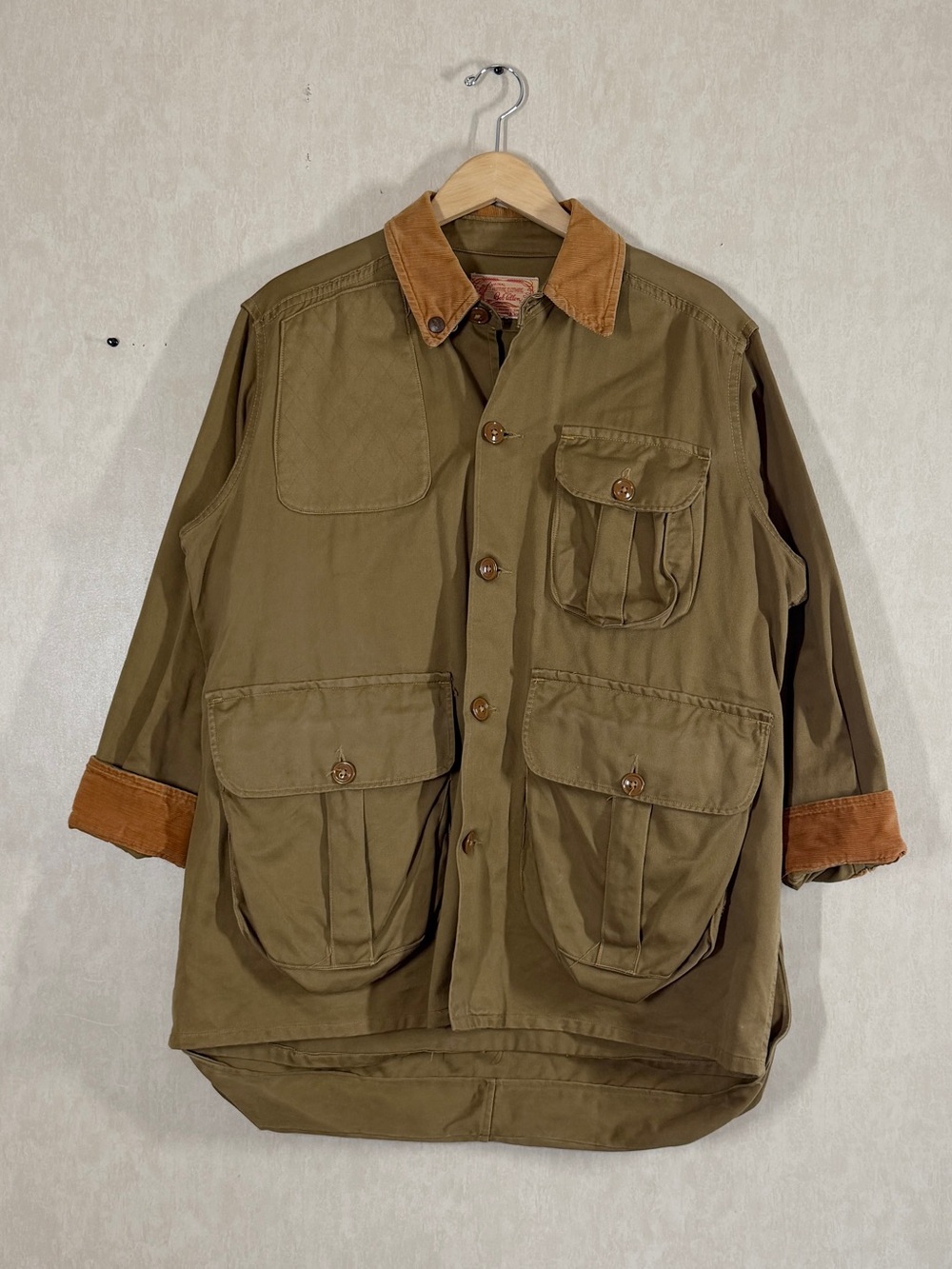 Bob Allen Men’s 60s Vintage Hunting Safari Canvas Jacket Fieldcore Barncore 44/L